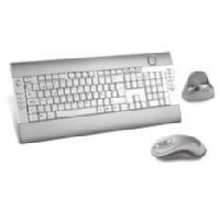 Teclado + mouse phoenix cordless desktop + cargador blanco y plata (PHMK1052WCPC)